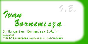 ivan bornemisza business card